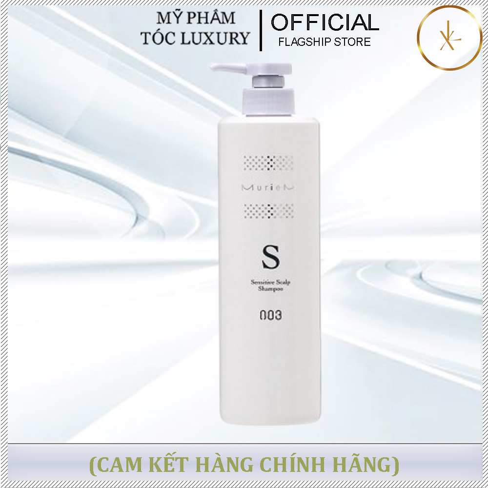 DẦU GỘI CHỐNG RỤNG TÓC CHO DA ĐẦU NHẠY CẢM MẨN NGỨA S 003 NUMBER THREE MURIEM SENSITIVE SCALP 660ML